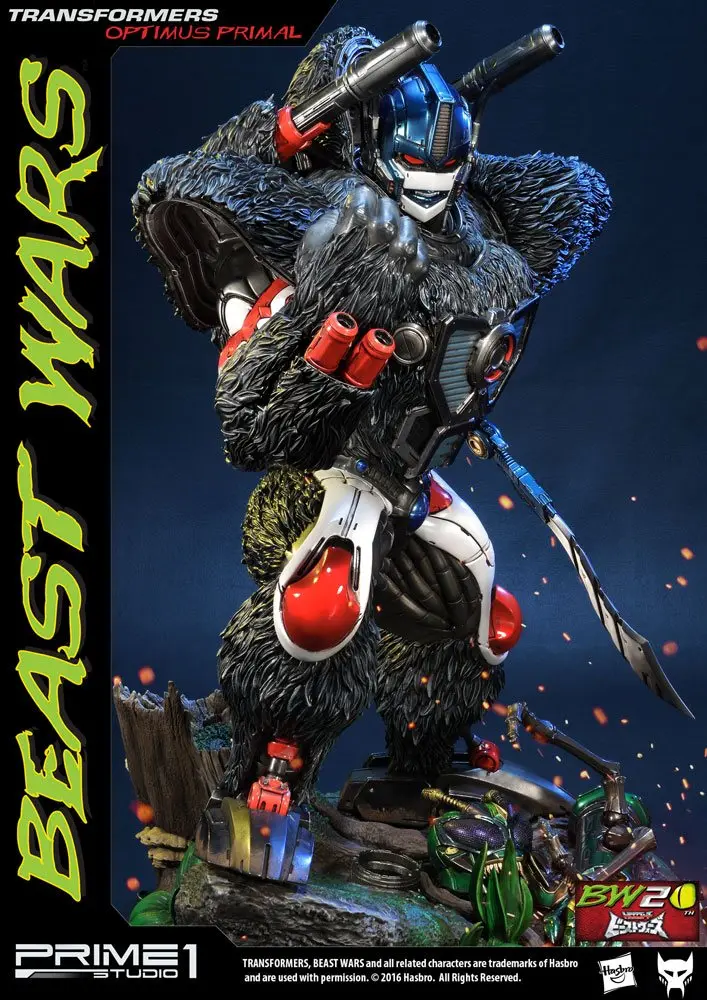 Transformers Beast Wars 1/3 Statue Optimus Primal 63 cm product photo