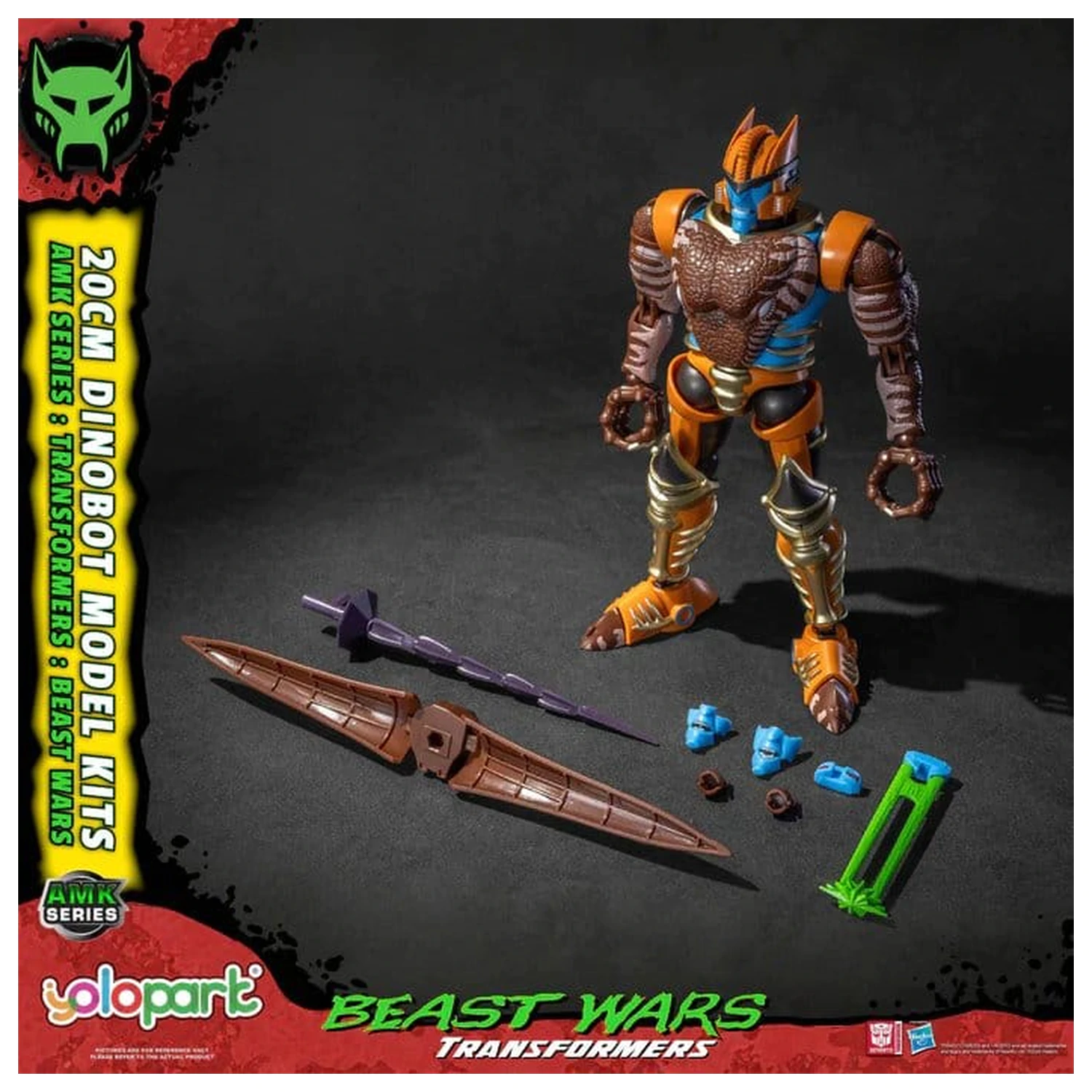 Transformers: Beast Wars AMK Series Plastic Model Kit Dinobot 20 cm product photo