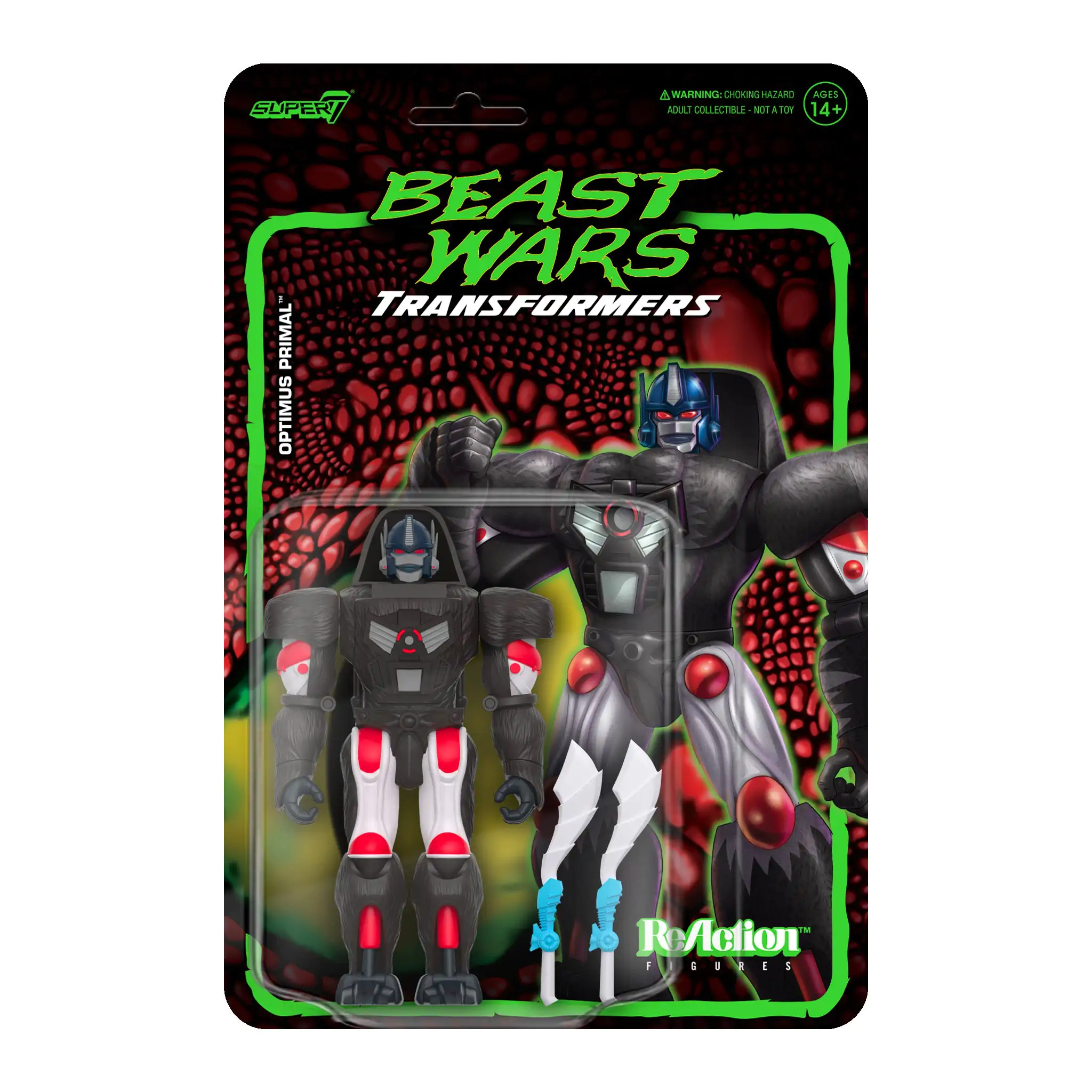 Transformers Beast Wars  ReAction Action Figure Optimus Primal 10 cm product photo
