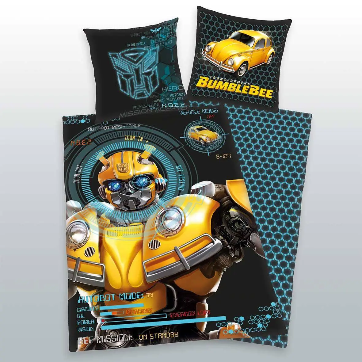 Transformers Bumblebee Duvet Set 135 x 200 cm / 80 x 80 cm product photo