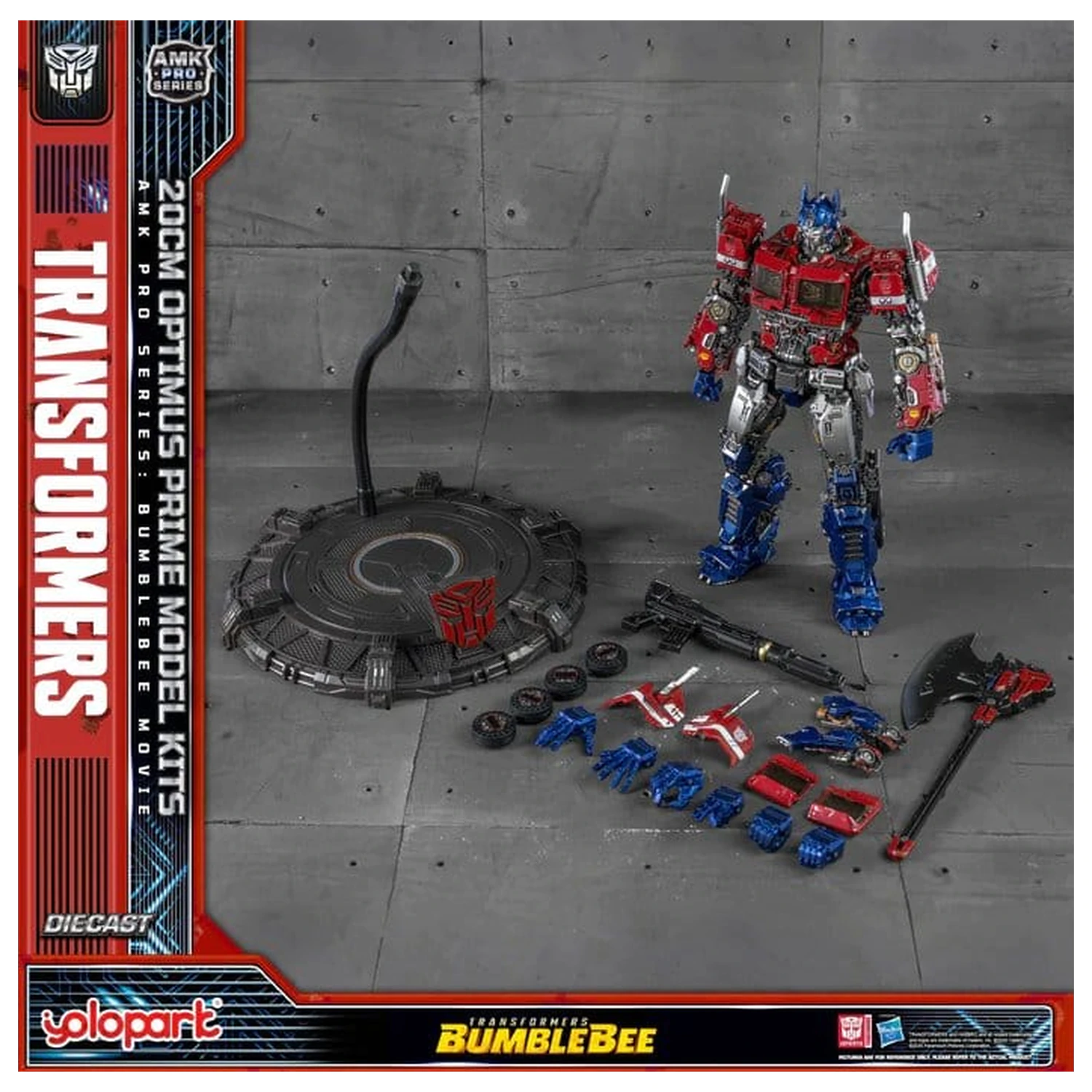 Transformers: Bumblebee AMK PRO Series Plastic Model Kit Optimus Prime 20 cm product photo
