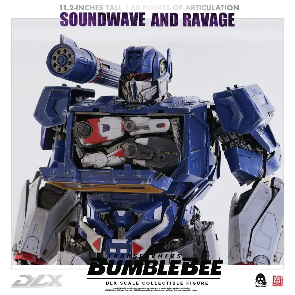 Transformers Bumblebee DLX Action Figure 2-Pack 1/6 Soundwave &amp; Ravage 28 cm product photo