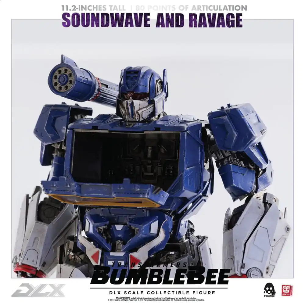 Transformers Bumblebee DLX Action Figure 2-Pack 1/6 Soundwave &amp; Ravage 28 cm product photo
