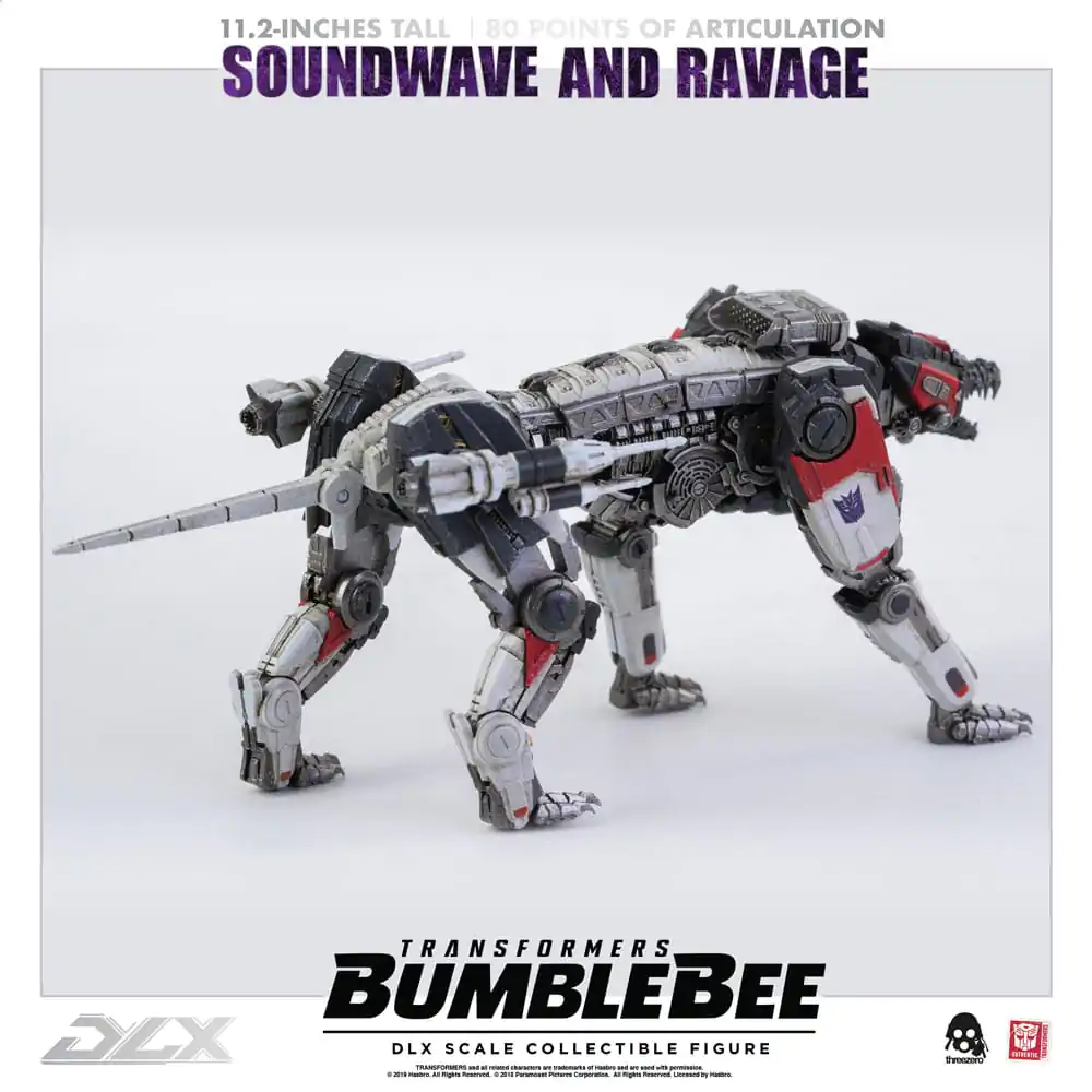 Transformers Bumblebee DLX Action Figure 2-Pack 1/6 Soundwave &amp; Ravage 28 cm product photo
