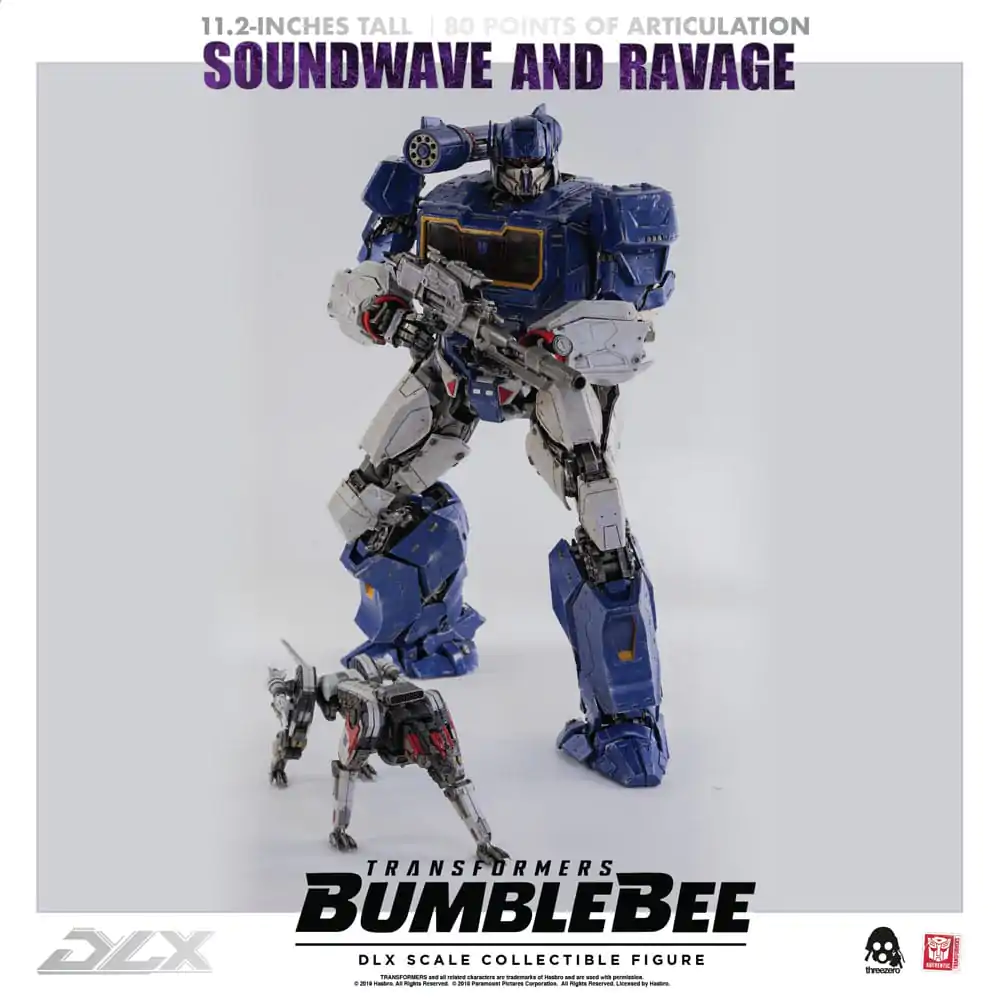 Transformers Bumblebee DLX Action Figure 2-Pack 1/6 Soundwave &amp; Ravage 28 cm product photo