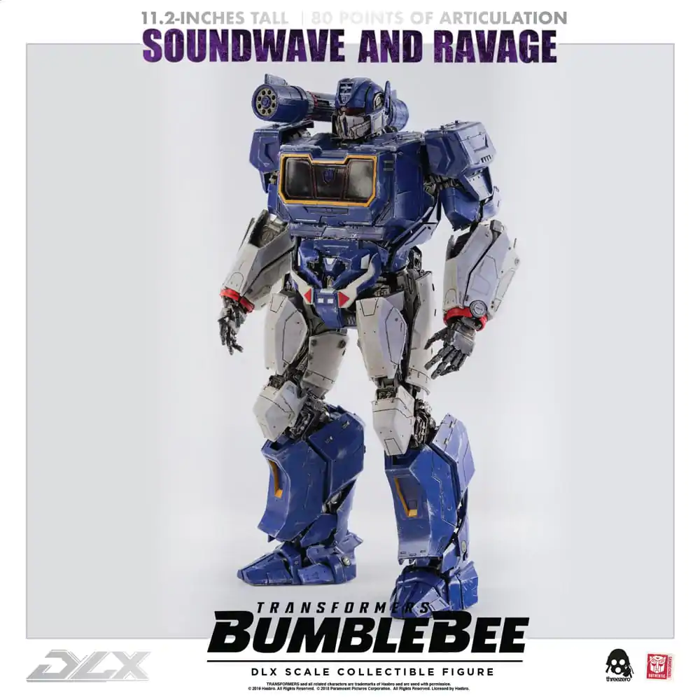 Transformers Bumblebee DLX Action Figure 2-Pack 1/6 Soundwave &amp; Ravage 28 cm product photo