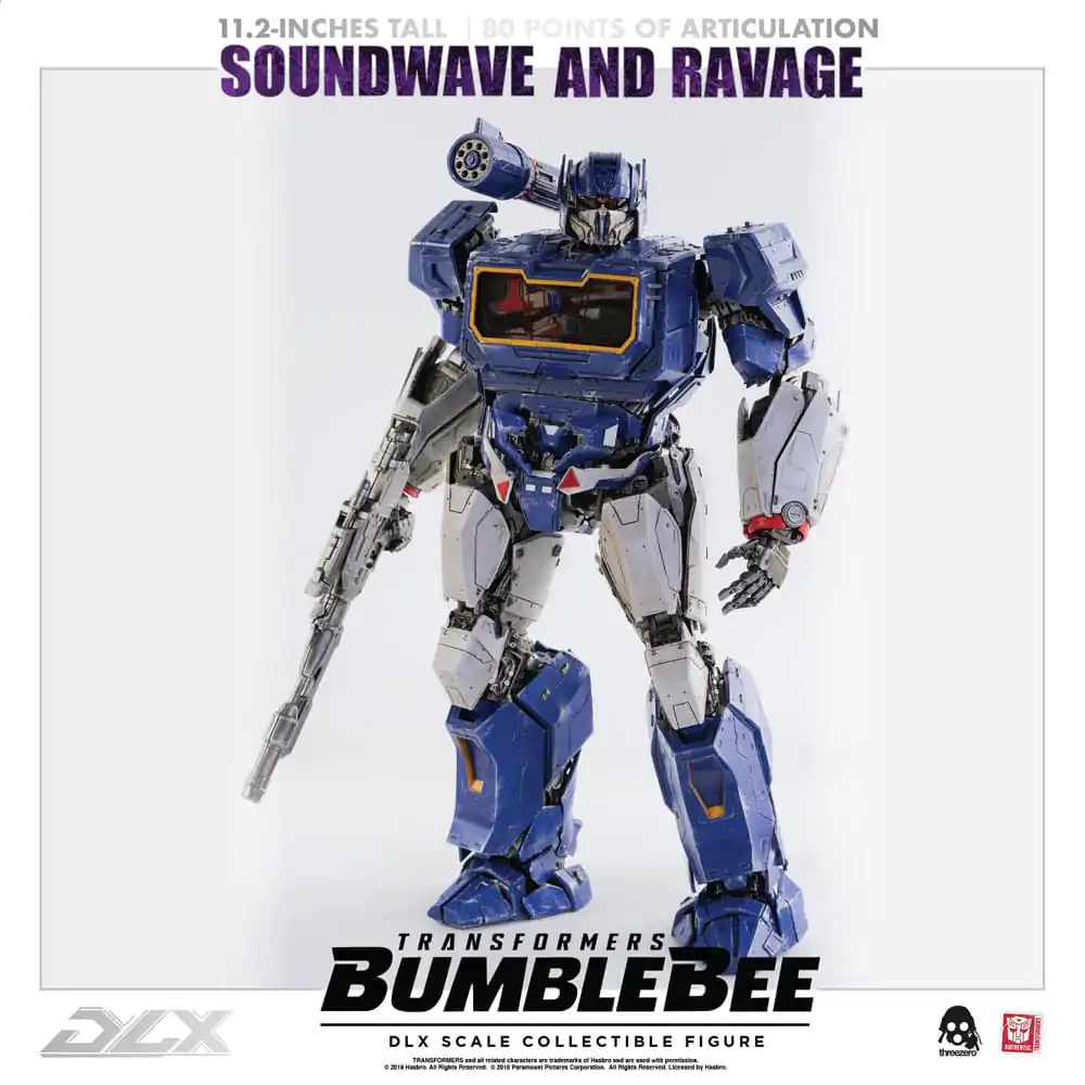 Transformers Bumblebee DLX Action Figure 2-Pack 1/6 Soundwave &amp; Ravage 28 cm product photo