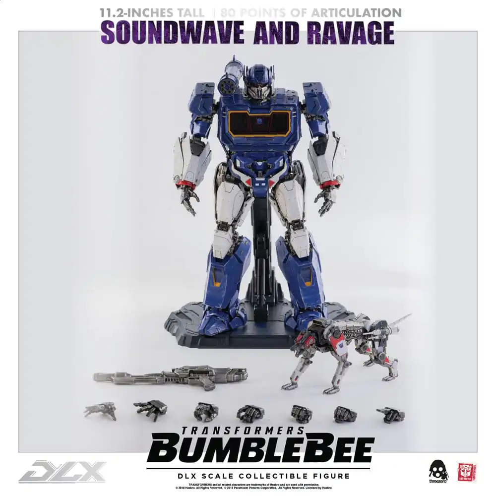 Transformers Bumblebee DLX Action Figure 2-Pack 1/6 Soundwave &amp; Ravage 28 cm product photo
