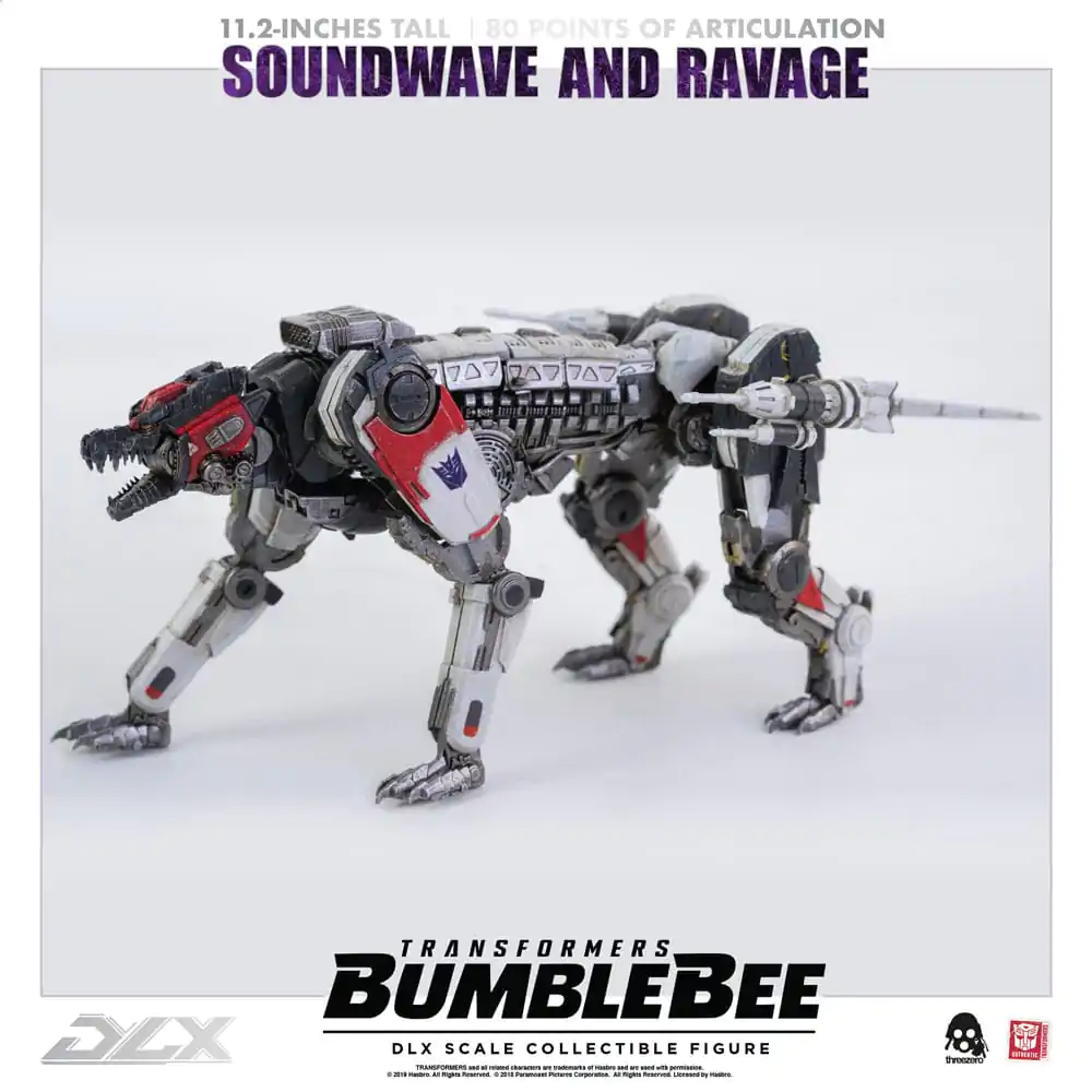 Transformers Bumblebee DLX Action Figure 2-Pack 1/6 Soundwave &amp; Ravage 28 cm product photo