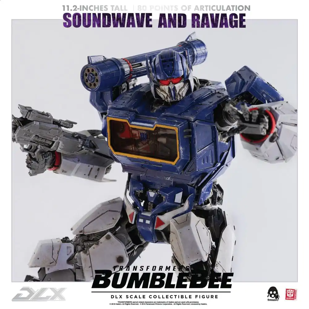Transformers Bumblebee DLX Action Figure 2-Pack 1/6 Soundwave &amp; Ravage 28 cm product photo