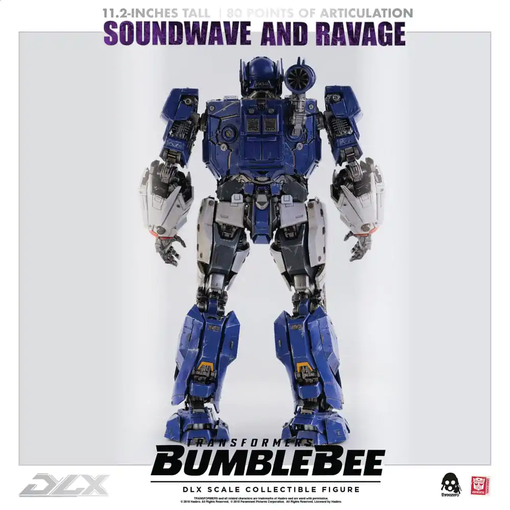 Transformers Bumblebee DLX Action Figure 2-Pack 1/6 Soundwave &amp; Ravage 28 cm product photo