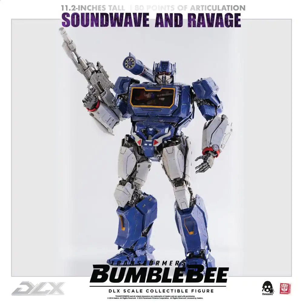 Transformers Bumblebee DLX Action Figure 2-Pack 1/6 Soundwave &amp; Ravage 28 cm product photo