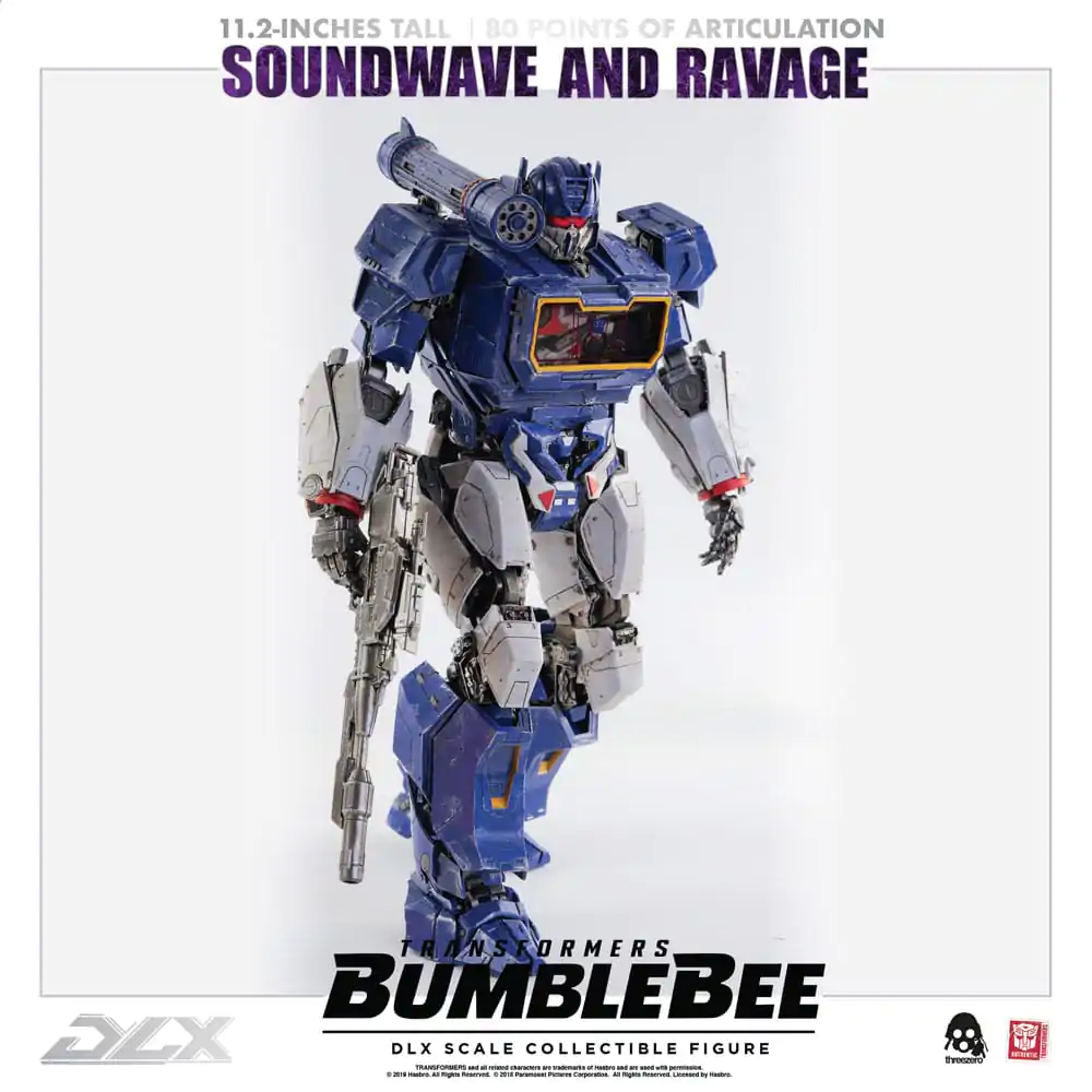 Transformers Bumblebee DLX Action Figure 2-Pack 1/6 Soundwave &amp; Ravage 28 cm product photo
