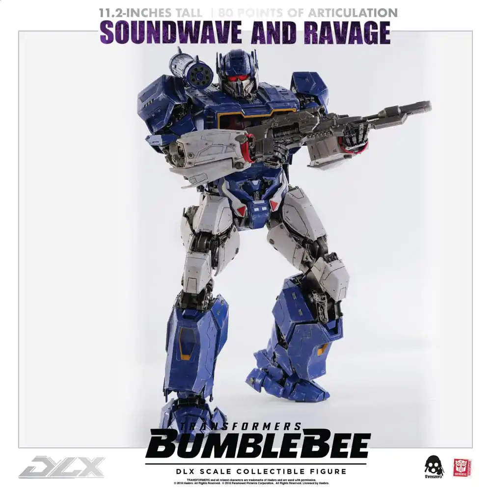 Transformers Bumblebee DLX Action Figure 2-Pack 1/6 Soundwave &amp; Ravage 28 cm product photo