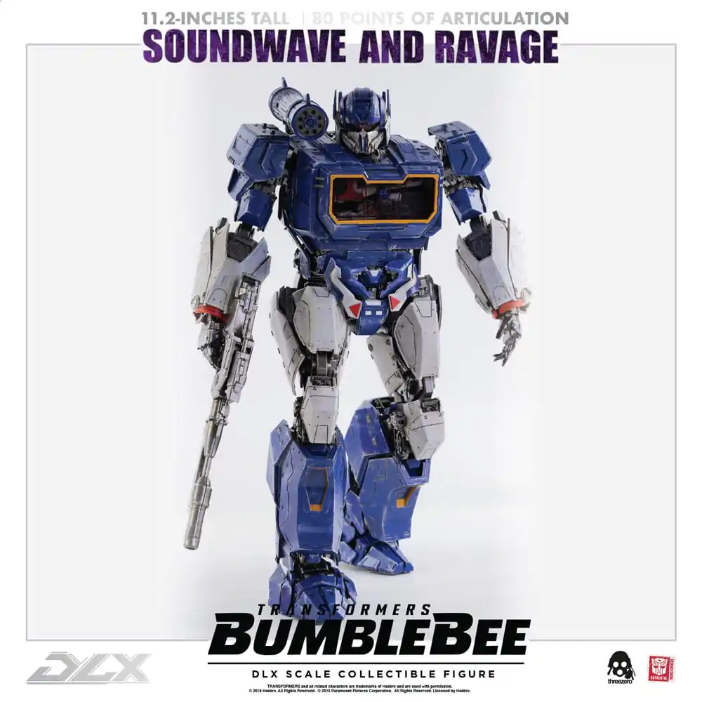 Transformers Bumblebee DLX Action Figure 2-Pack 1/6 Soundwave &amp; Ravage 28 cm product photo