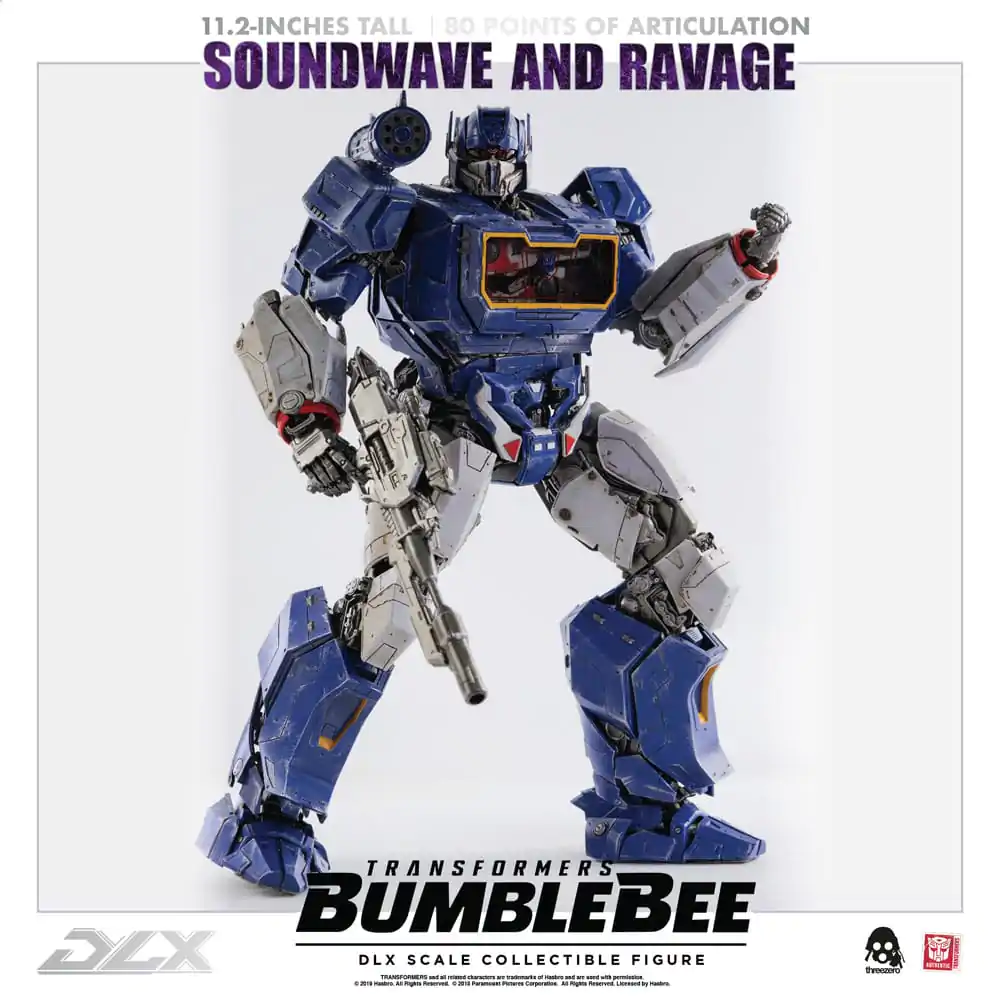 Transformers Bumblebee DLX Action Figure 2-Pack 1/6 Soundwave &amp; Ravage 28 cm product photo
