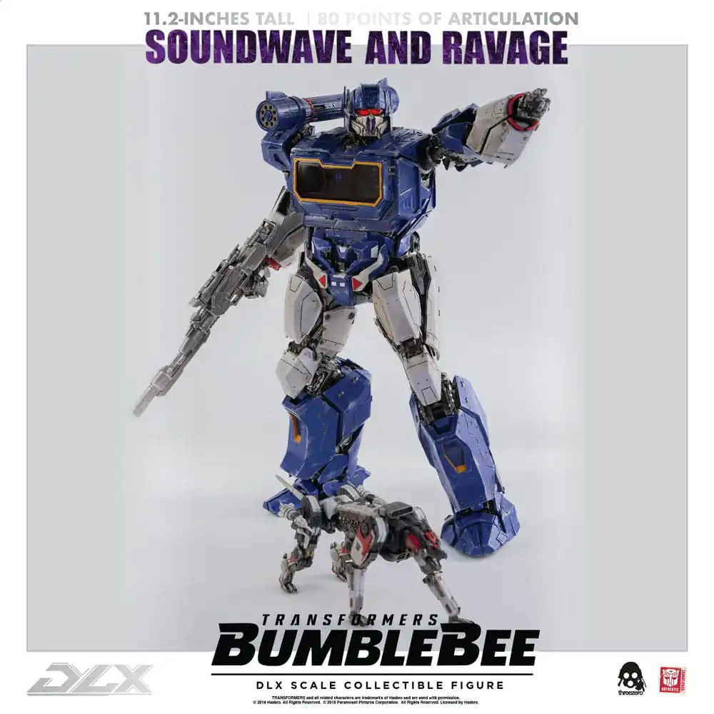 Transformers Bumblebee DLX Action Figure 2-Pack 1/6 Soundwave &amp; Ravage 28 cm product photo