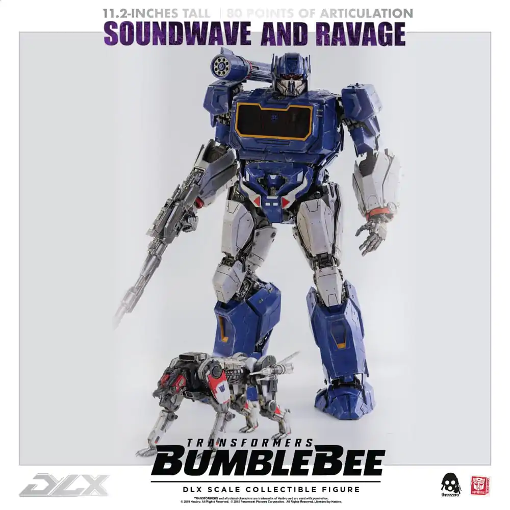 Transformers Bumblebee DLX Action Figure 2-Pack 1/6 Soundwave &amp; Ravage 28 cm product photo
