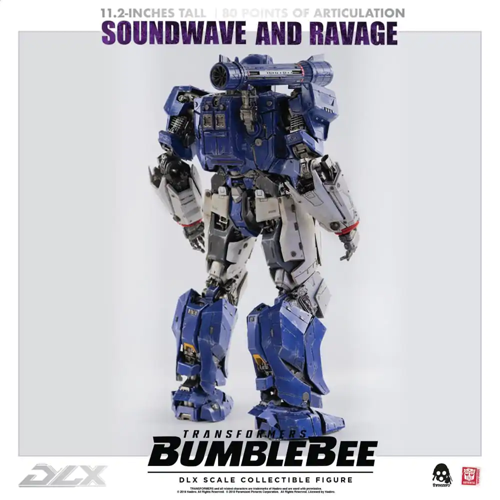Transformers Bumblebee DLX Action Figure 2-Pack 1/6 Soundwave &amp; Ravage 28 cm product photo