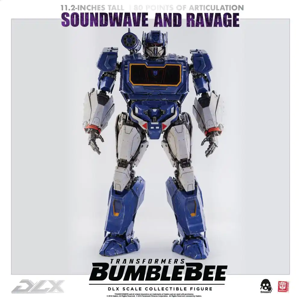 Transformers Bumblebee DLX Action Figure 2-Pack 1/6 Soundwave &amp; Ravage 28 cm product photo