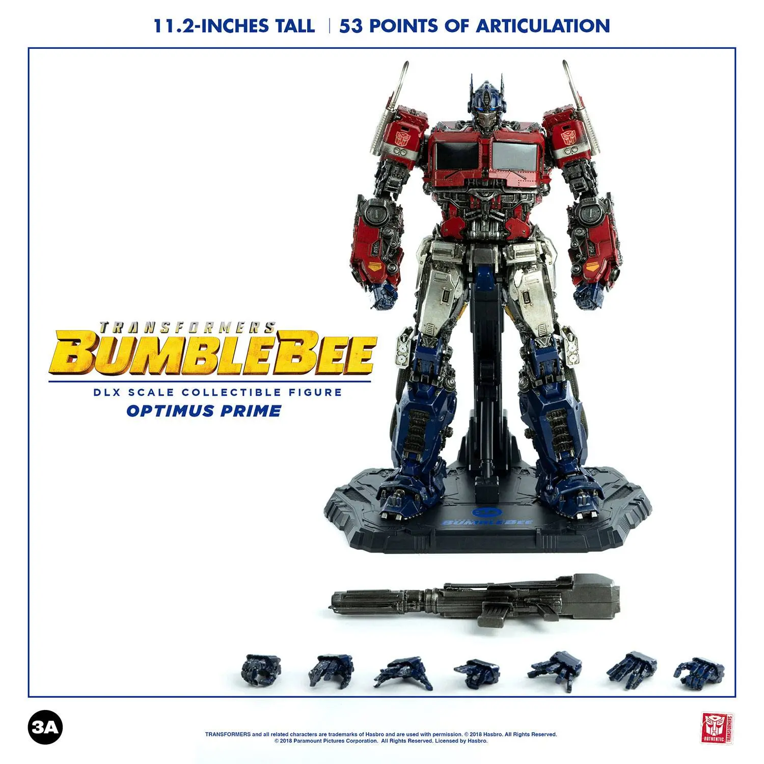Transformers Bumblebee DLX Action Figure 1/6 Optimus Prime 28 cm product photo