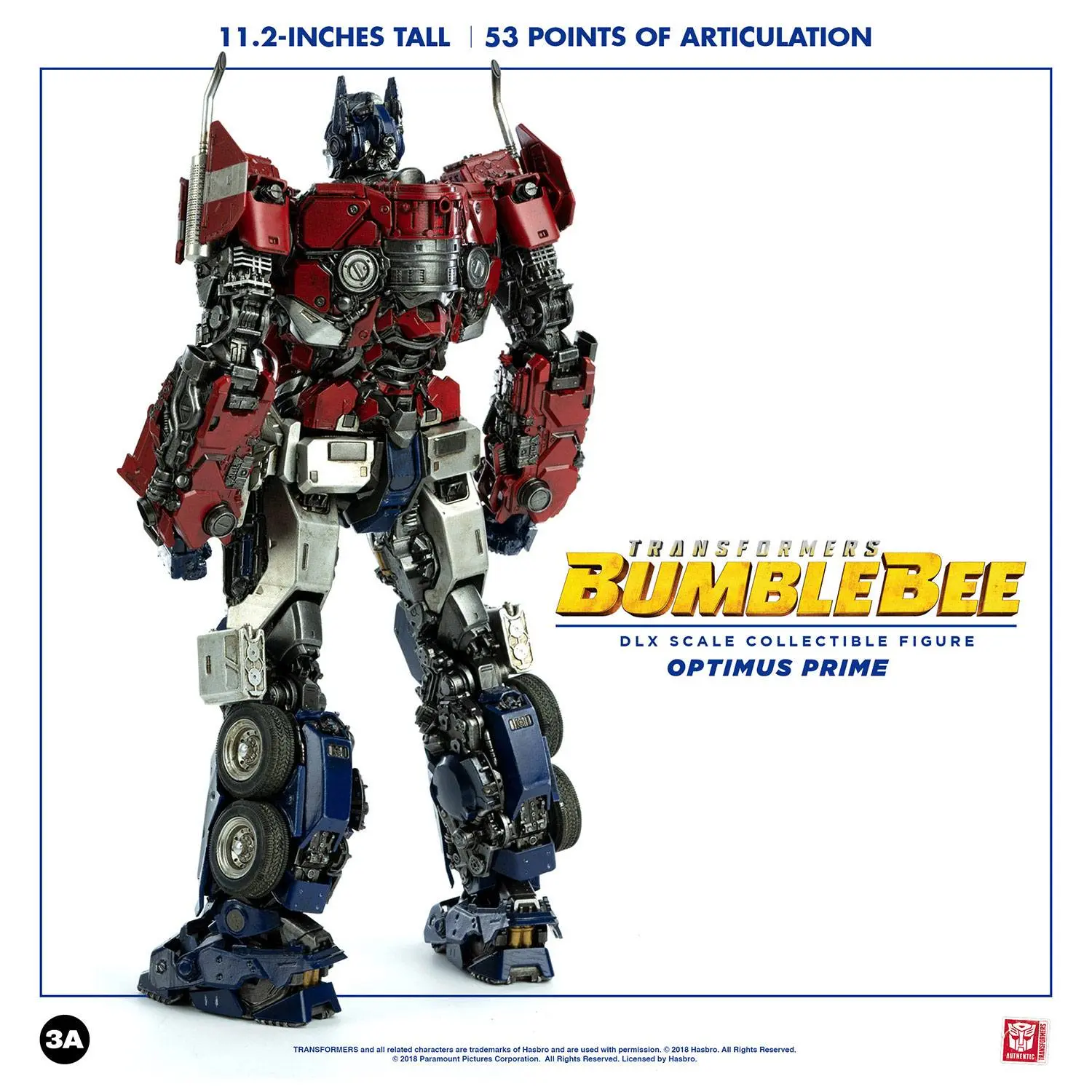 Transformers Bumblebee DLX Action Figure 1/6 Optimus Prime 28 cm product photo