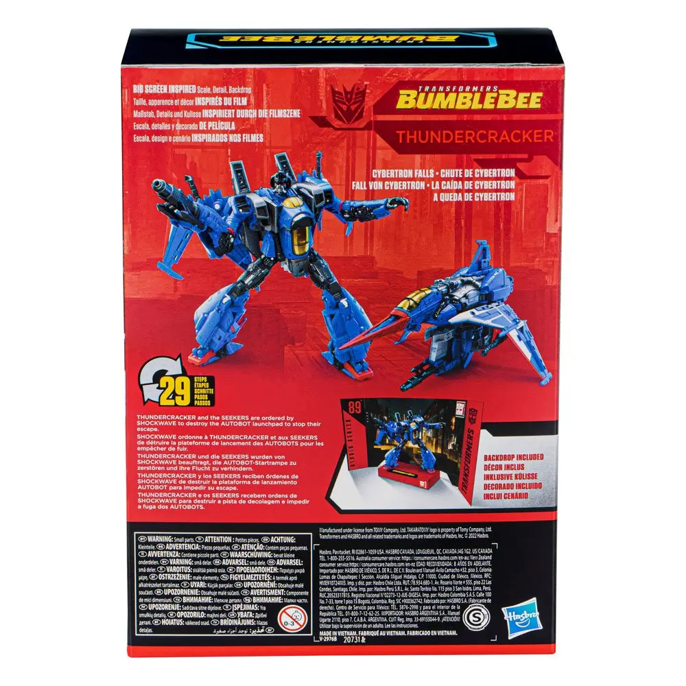 Transformers: Bumblebee Generations Studio Series Voyager Class Action Figure 2022 Thundercracker 17 cm product photo