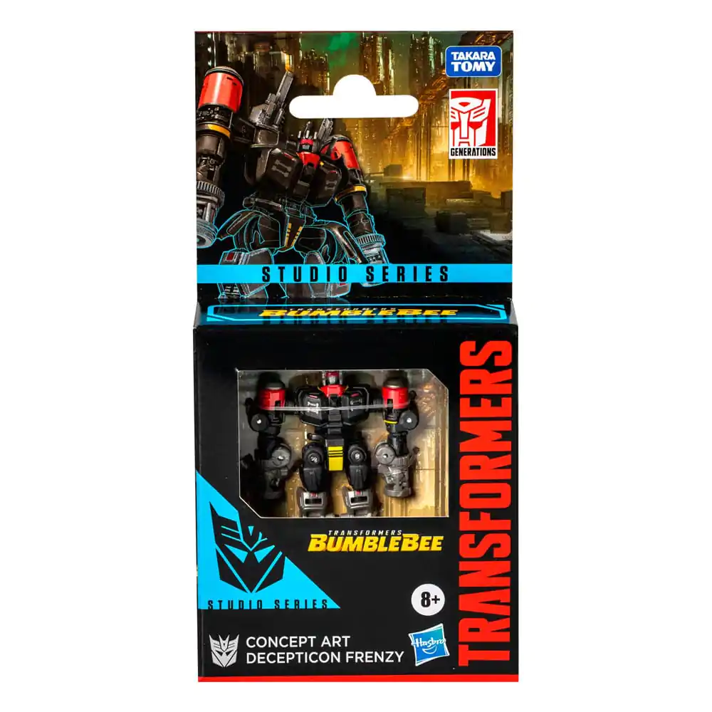 Transformers: Bumblebee Studio Series Core Class Action Figure Concept Art Decepticon Frenzy 9 cm product photo