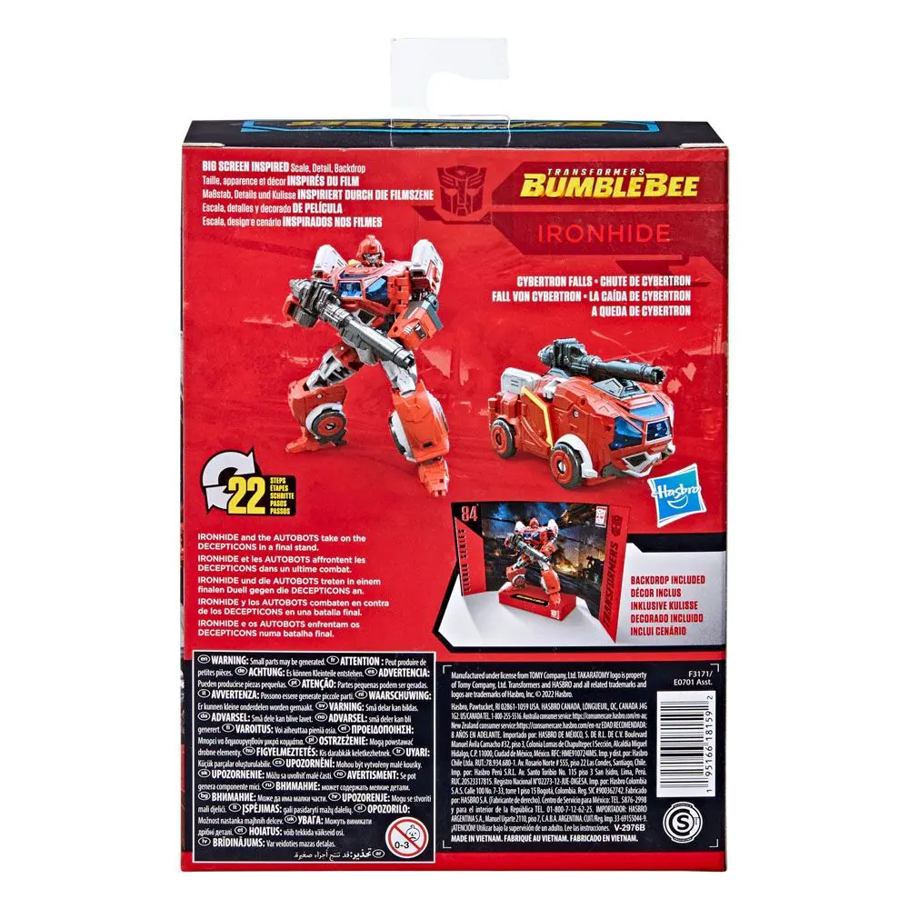 Transformers: Bumblebee Studio Series Deluxe Class Action Figure 2022 Ironhide 11 cm product photo