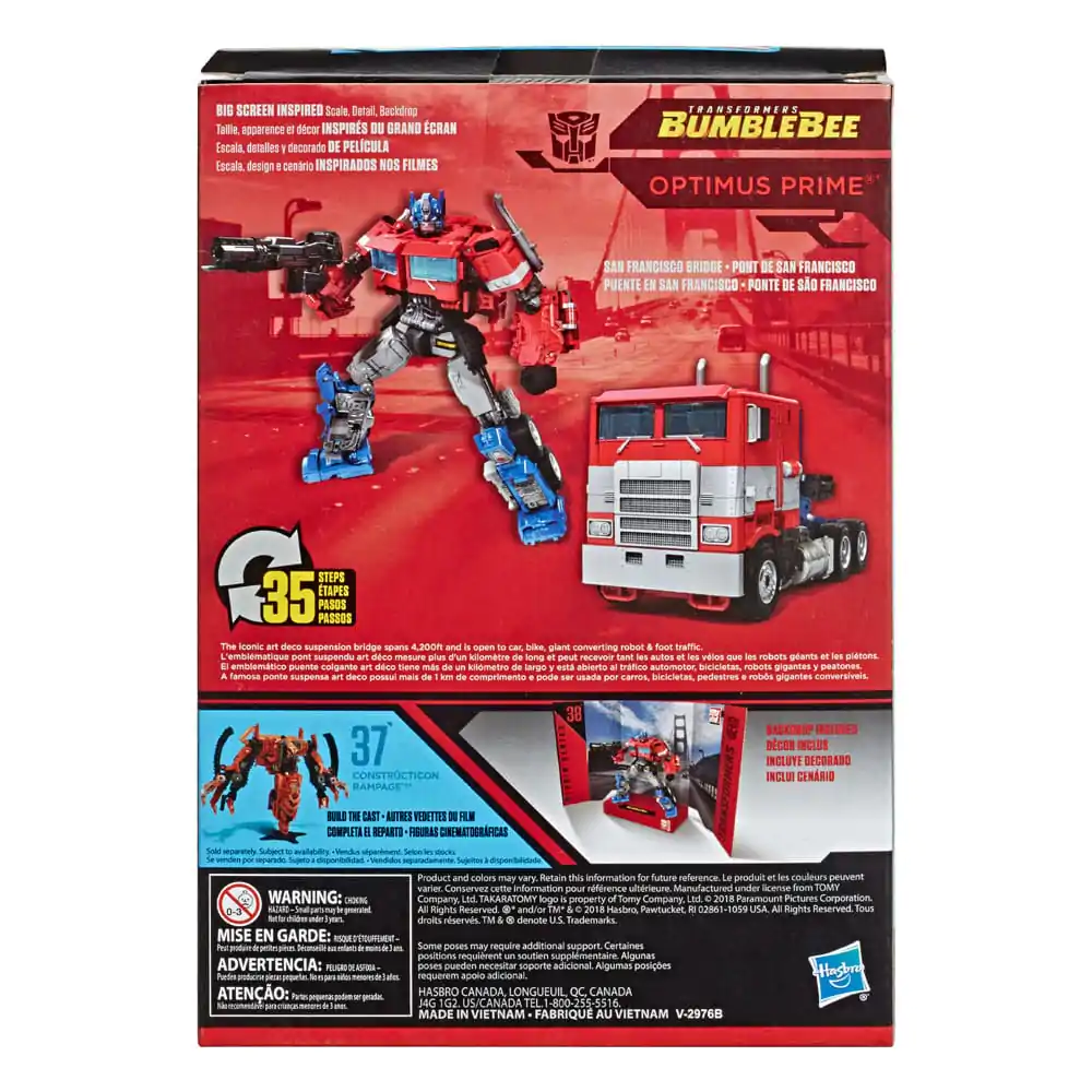Transformers: Bumblebee Studio Series Voyager Class Action Figure Optimus Prime17 cm product photo
