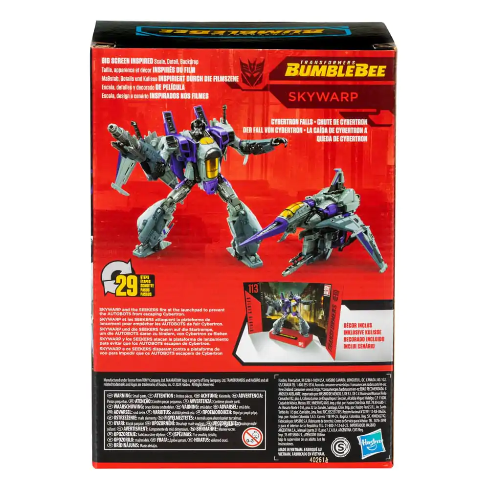 Transformers: Bumblebee Studio Series Voyager Class Action Figure Skywarp 17 cm product photo
