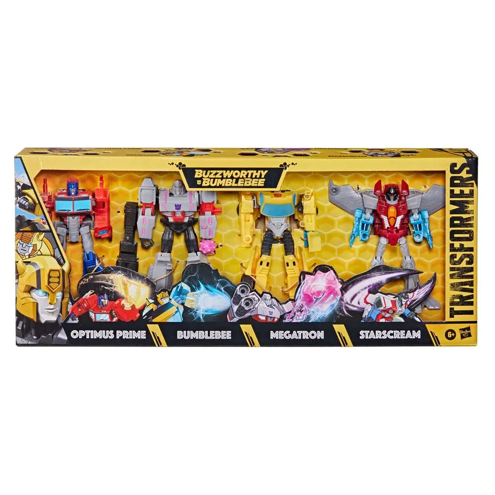 Transformers Buzzworthy Bumblebee Action Figure 4-Pack Warriors 14 cm product photo