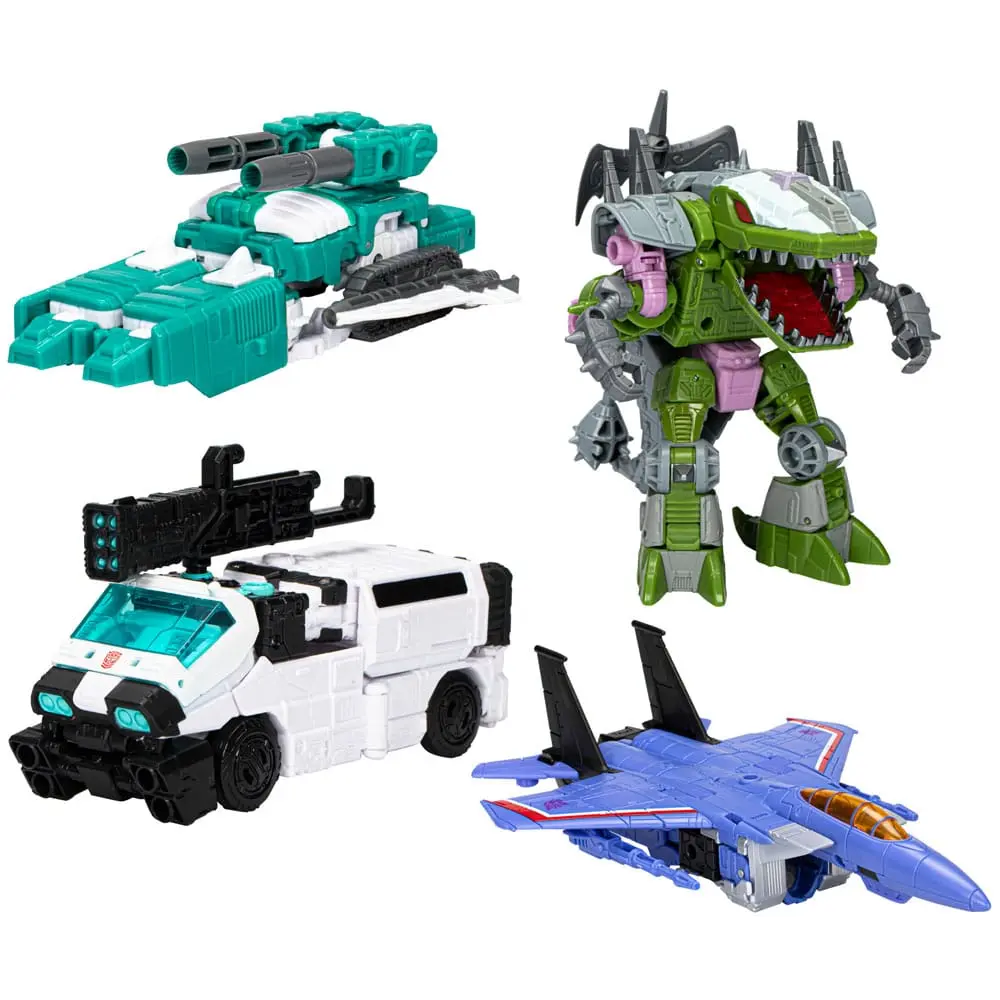 Transformers Buzzworthy Bumblebee Action Figure 4-Pack 86-24BB Ironhide (Voyager Class) &amp; 86-20BB Prowl (Deluxe Class) product photo