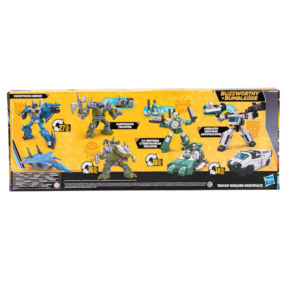 Transformers Buzzworthy Bumblebee Action Figure 4-Pack 86-24BB Ironhide (Voyager Class) &amp; 86-20BB Prowl (Deluxe Class) product photo