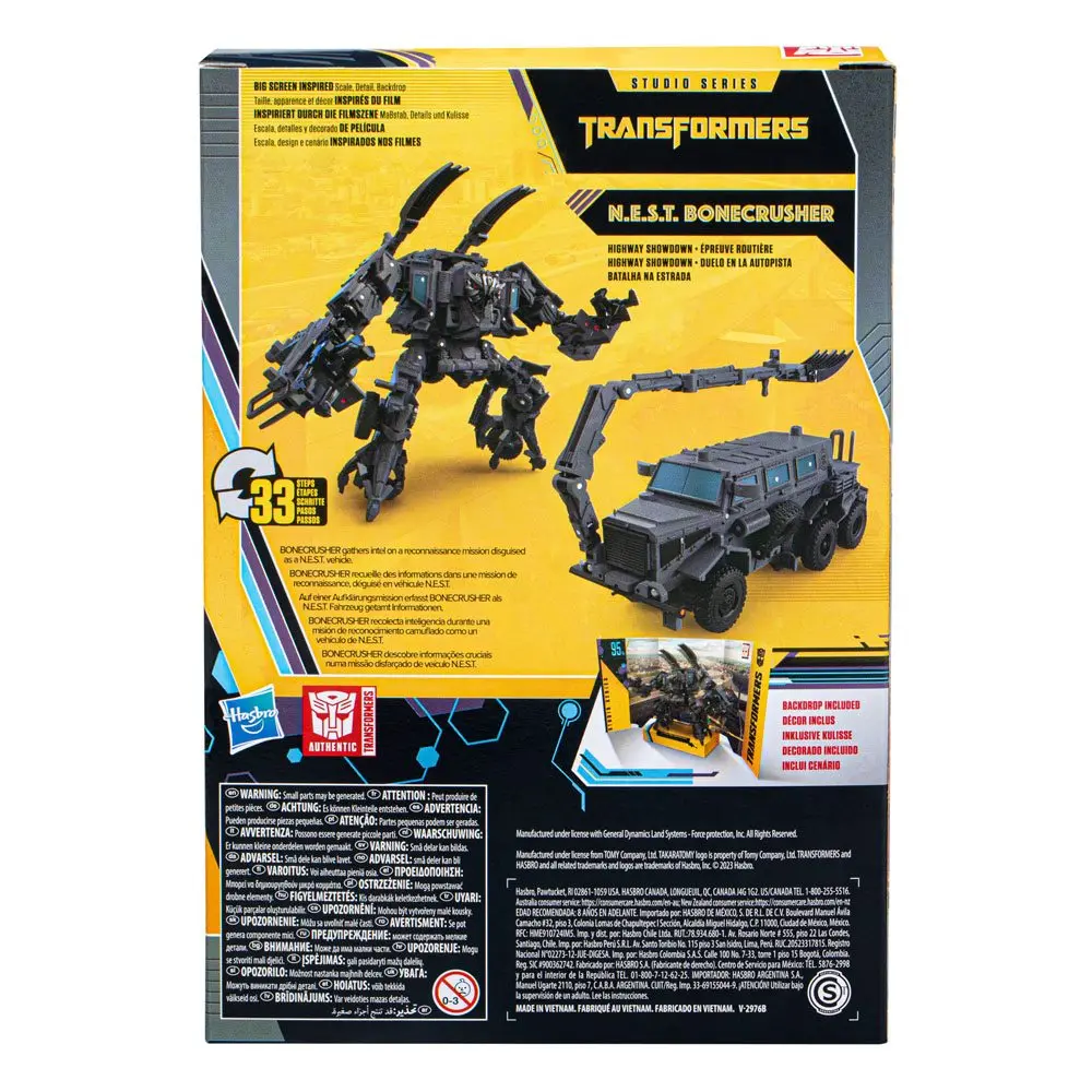 Transformers Buzzworthy Bumblebee Studio Series Action Figure N.E.S.T. Bonecrusher 16 cm product photo