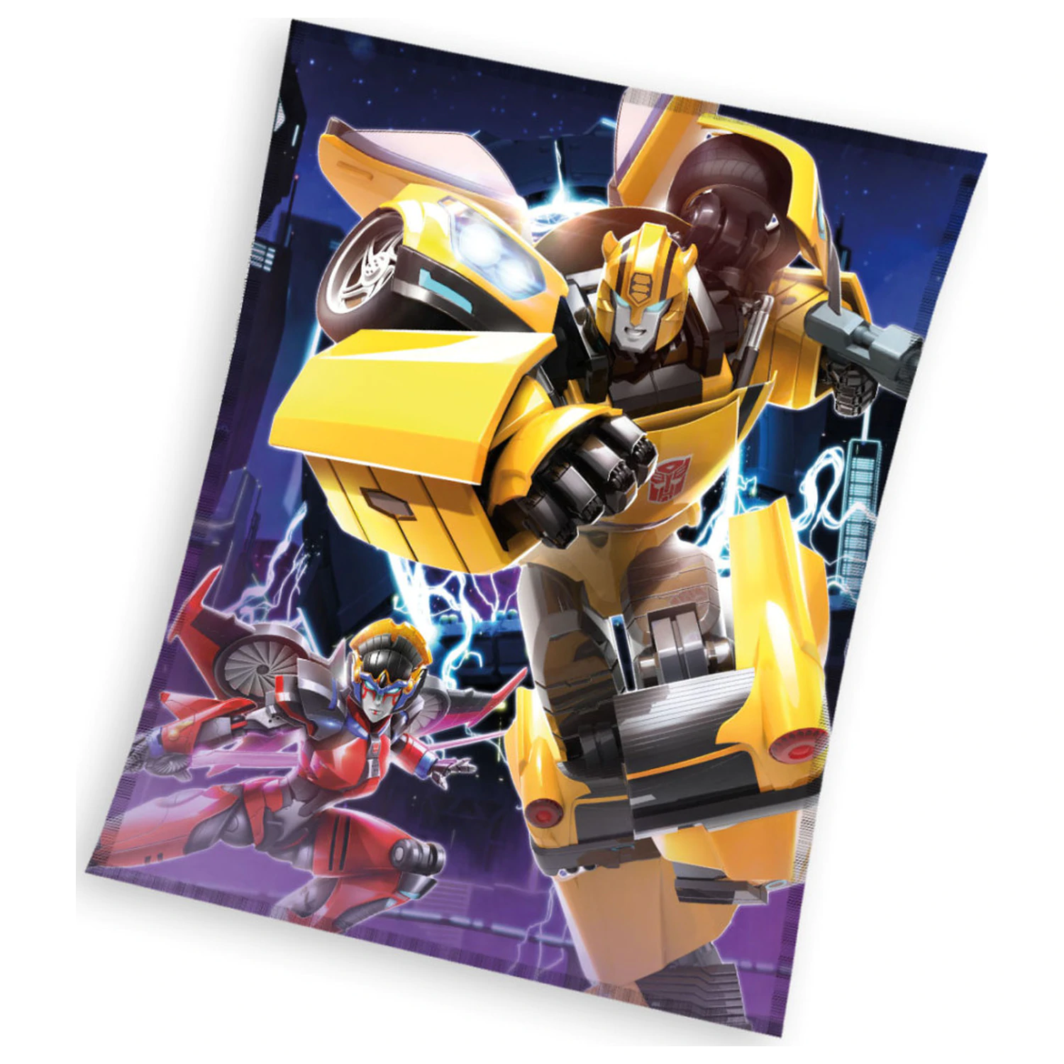 Transformers Crimsonbyte fleece blanket product photo