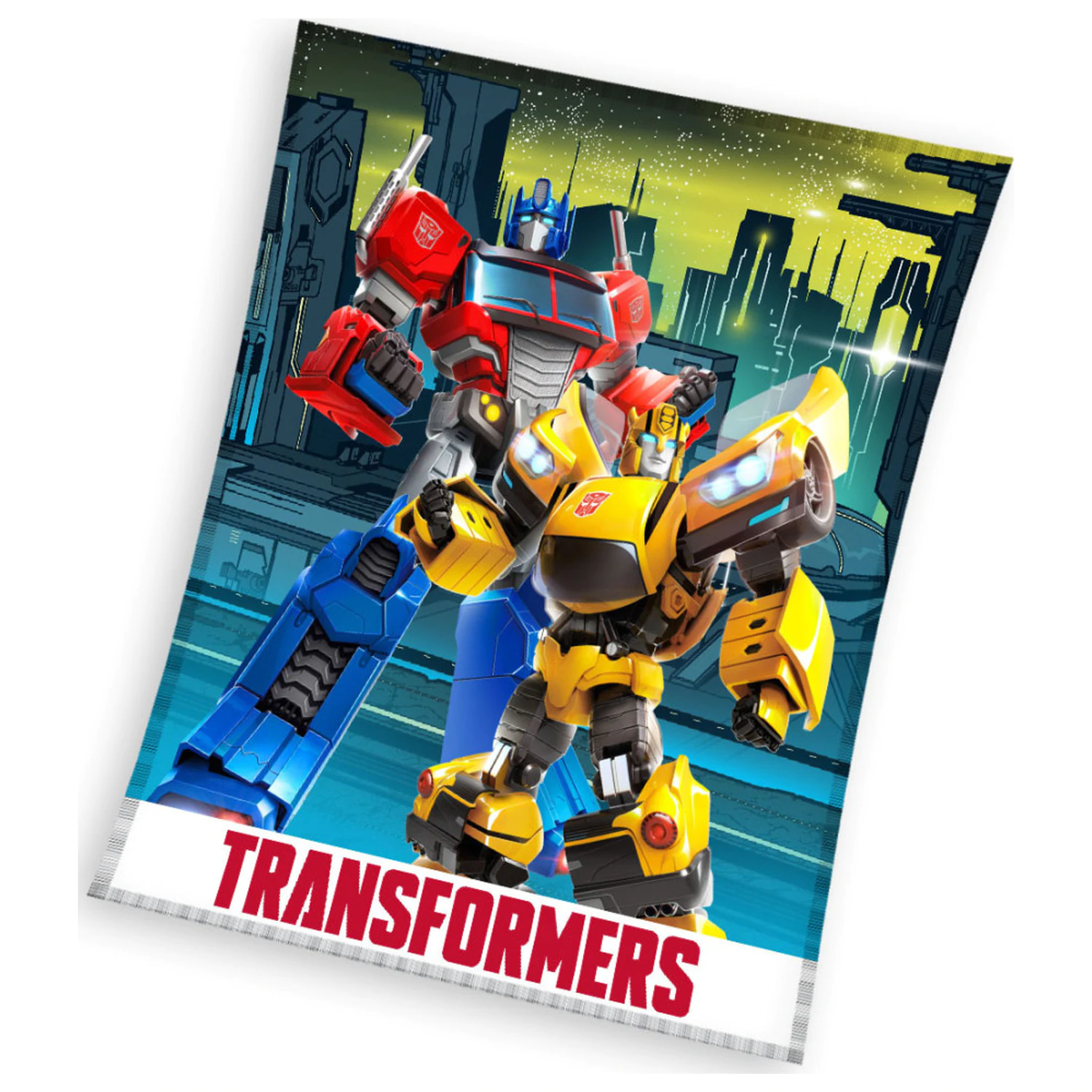 Transformers Cybercore fleece blanket product photo