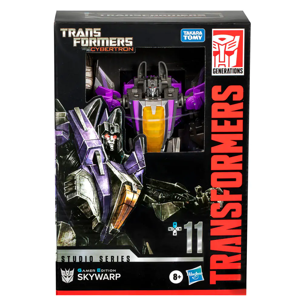 Transformers Cybertron Studio Series Gamer Edition Skywarp figure 16,5cm termékfotó