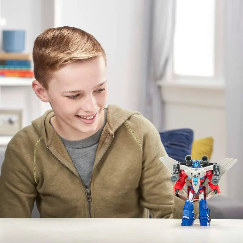 Transformers Cyberverse Spark Armor Optimus Prime figure product photo