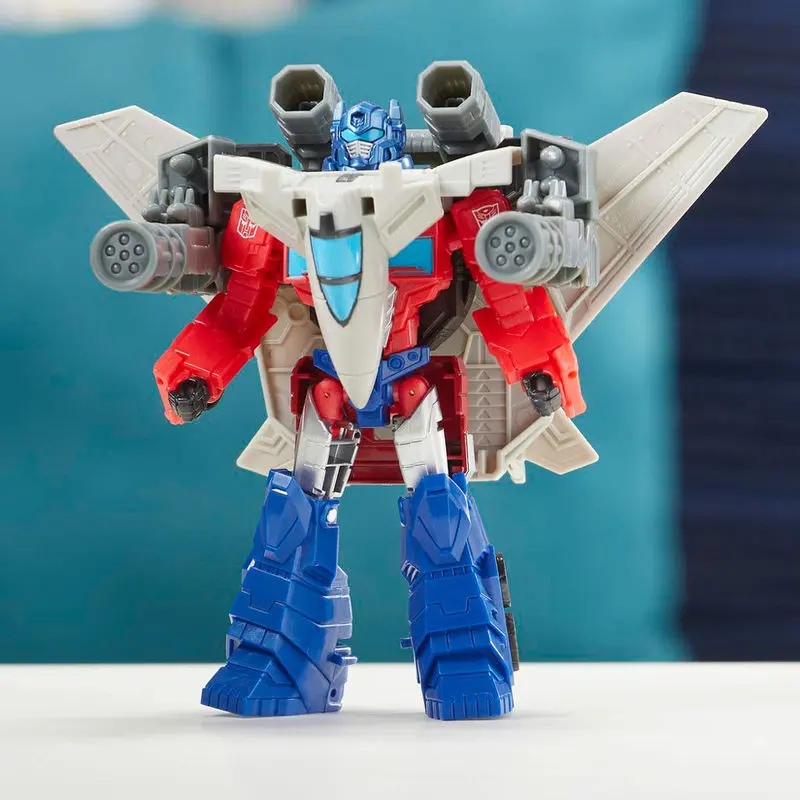 Transformers Cyberverse Spark Armor Optimus Prime figure product photo