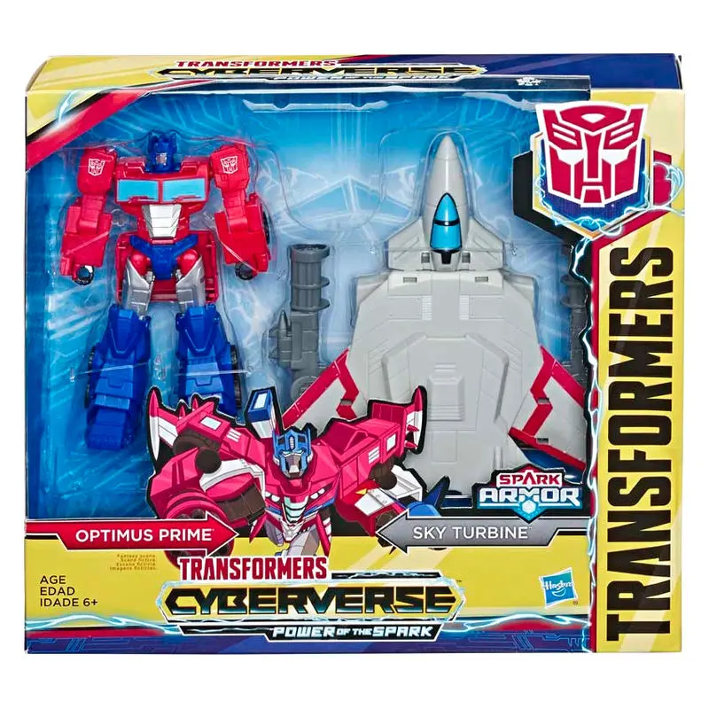 Transformers Cyberverse Spark Armor Optimus Prime figure product photo
