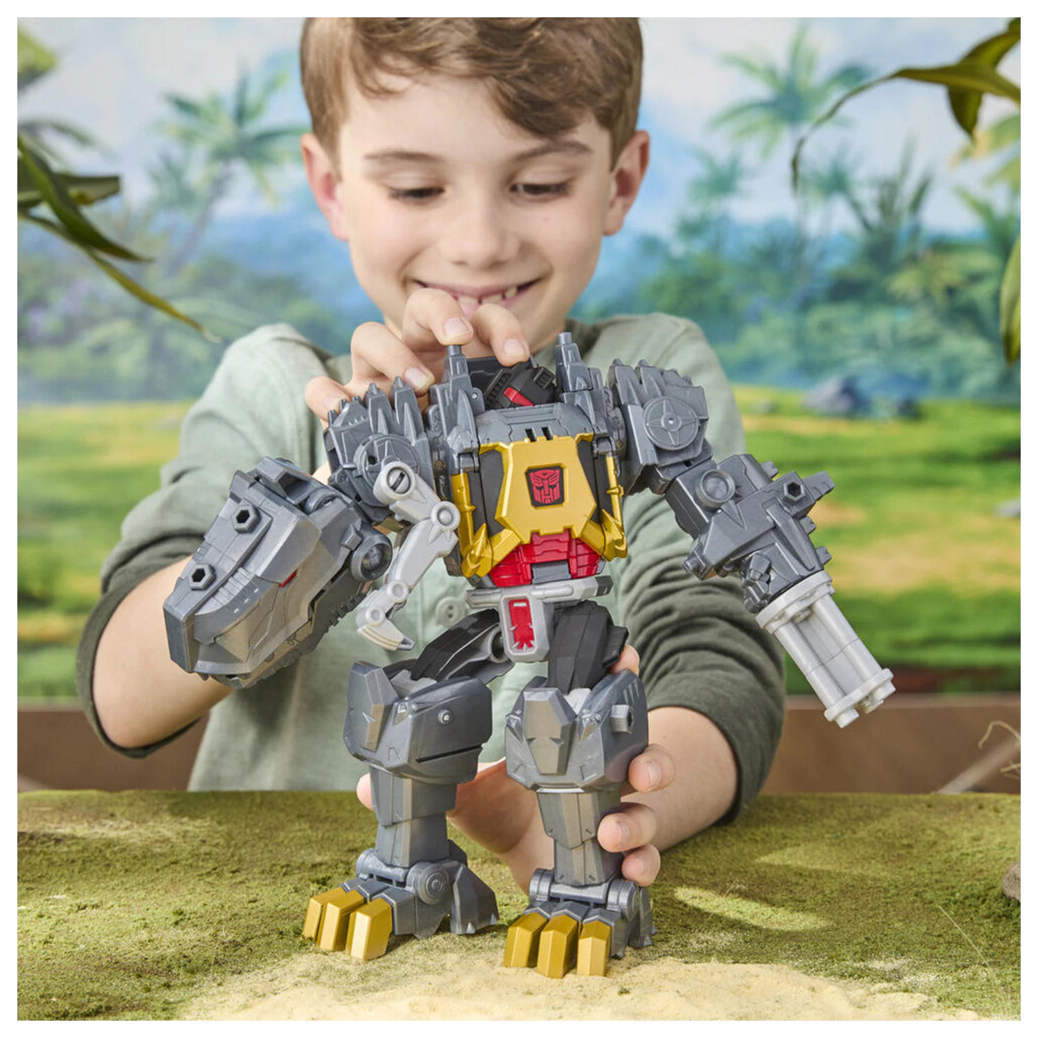 Transformers Cyberworld Grimlock figure 22cm product photo