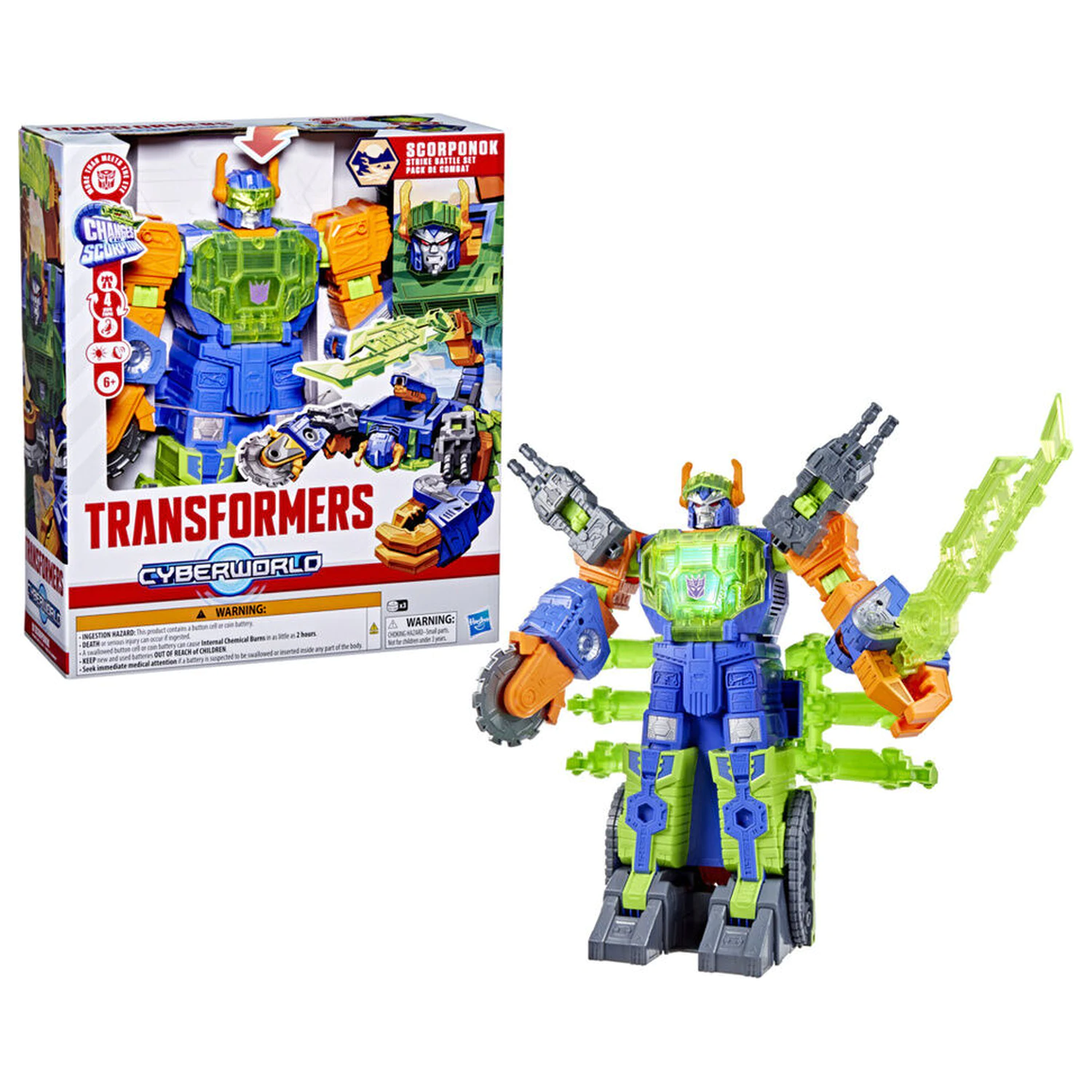 Transformers Cyberworld Scorponok figure product photo