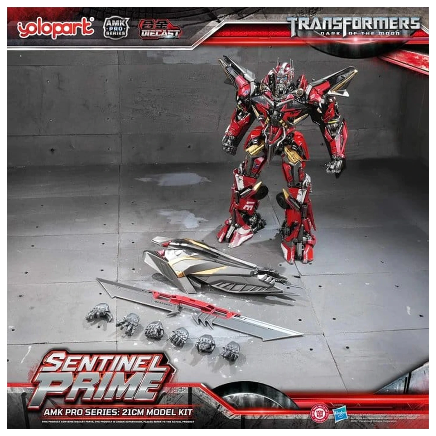Transformers: Dark of the Moon AMK PRO Series Plastic Model Kit Sentinel Prime 21 cm product photo