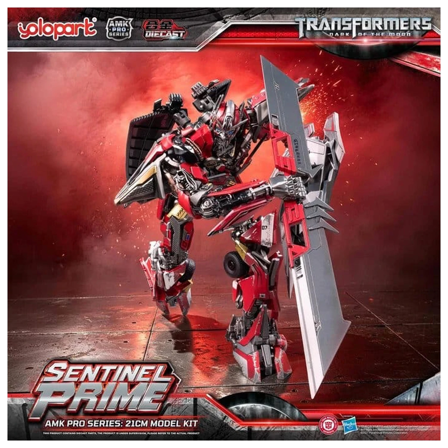 Transformers: Dark of the Moon AMK PRO Series Plastic Model Kit Sentinel Prime 21 cm product photo