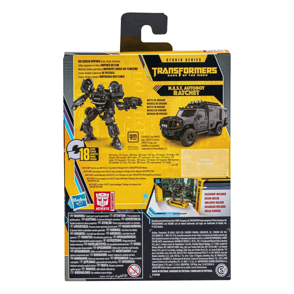Transformers: Dark of the Moon Buzzworthy Bumblebee Studio Series Action Figure N.E.S.T. Autobot Ratchet 11 cm product photo