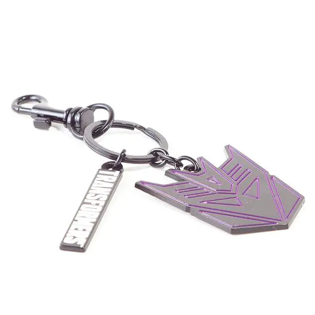 Transformers Decepticons Face metal keychain product photo