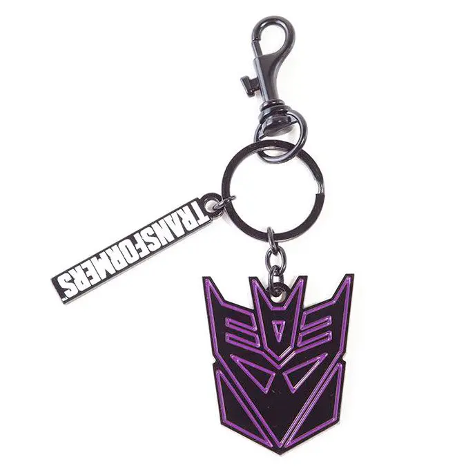 Transformers Decepticons Face metal keychain product photo