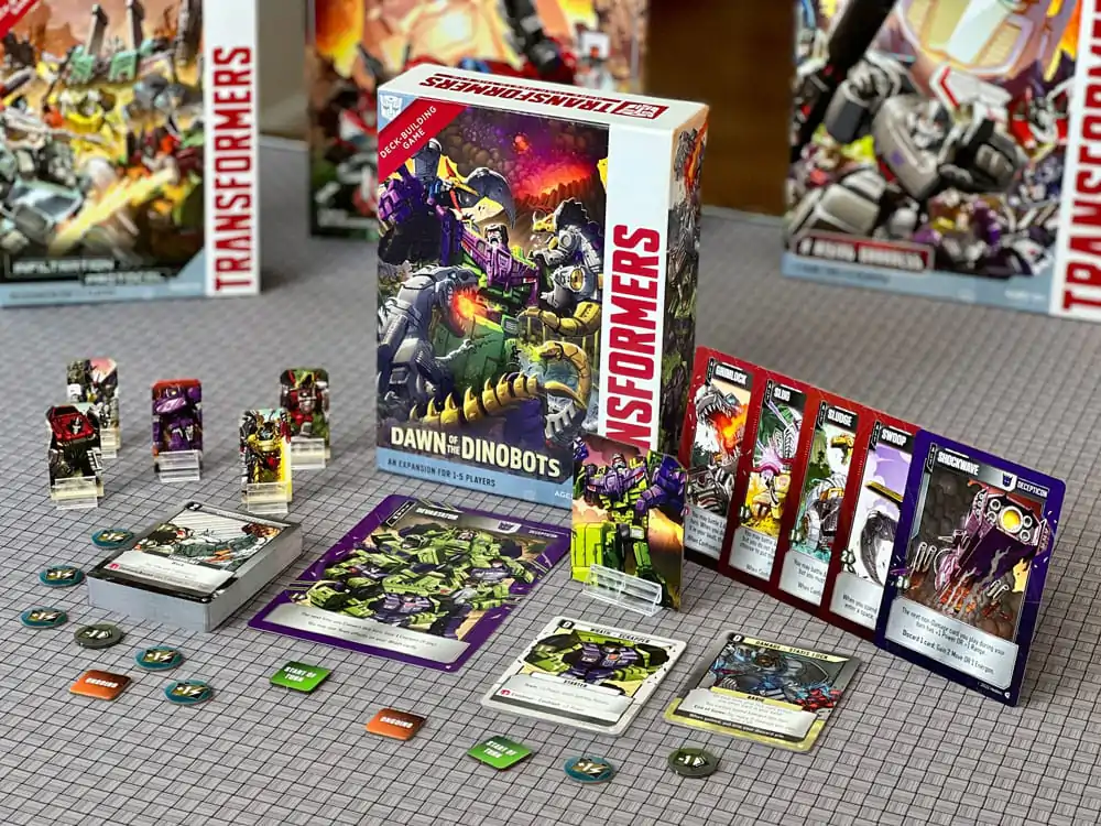 Transformers card game Deck-Building Dawn of the Dinobots Expansion *Englische Version* product photo