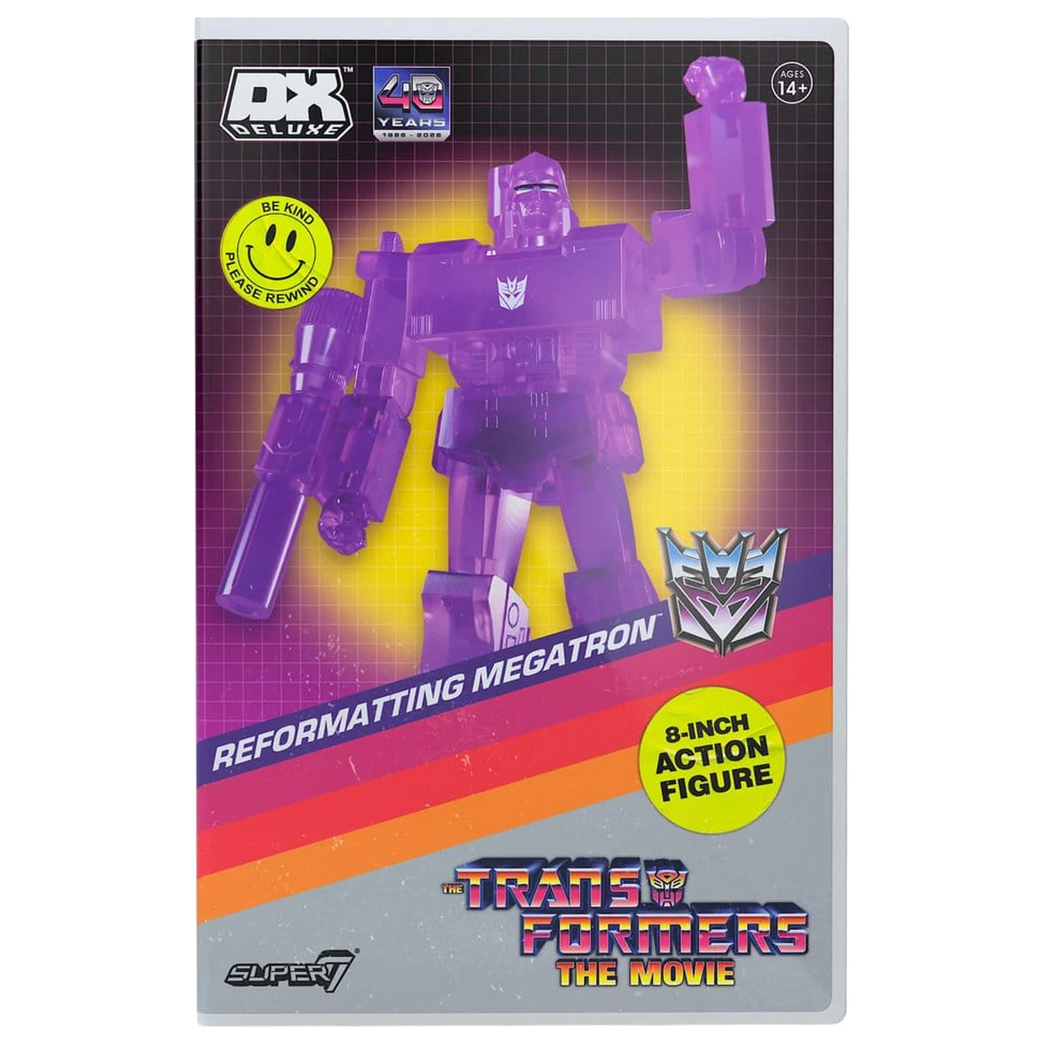 Transformers Deluxe Action Figure Wave 02 Reformatting Megatron (VHS, The Movie) product photo